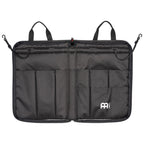 Black Meinl X-MSSB sling heavy-duty nylon drum stick bag with multiple compartments and adjustable strap for secure transport.