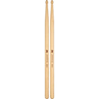 Meinl Hickory 2B drum sticks with standard length and thickness, suitable for various drumming styles.
