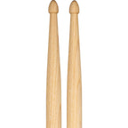 Pair of Meinl Hickory 2B drum sticks with natural wood finish, designed for versatile drumming and percussion playing.