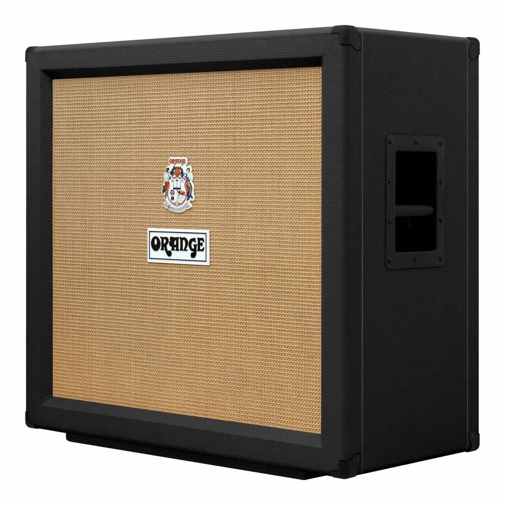 Orange PPC412 BK 4x12in Straight Cab in Black