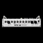 Orange Acoustic Preamp effects pedal with orange casing and control knobs for enhancing acoustic guitar sound.