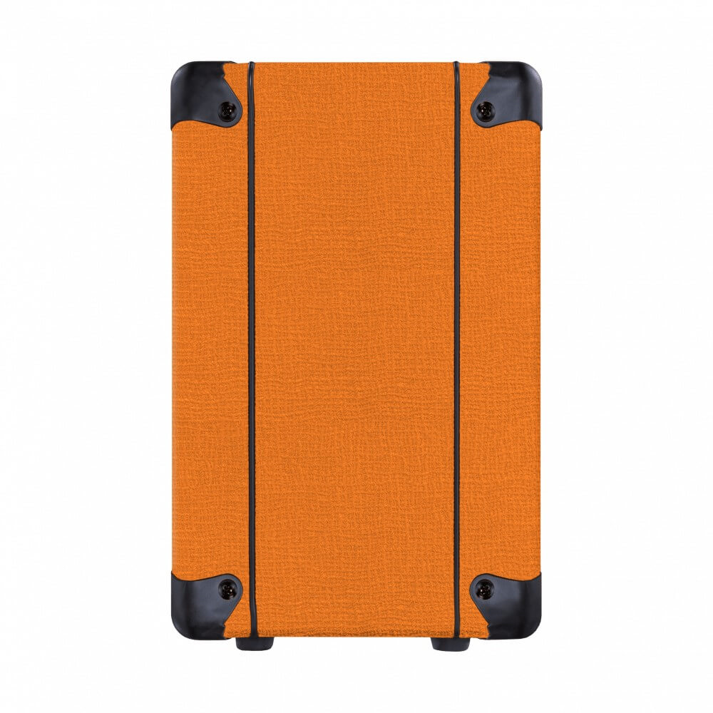 Orange Crush 12W 1x6 guitar combo amplifier with orange casing and control knobs, designed for electric guitar sound.