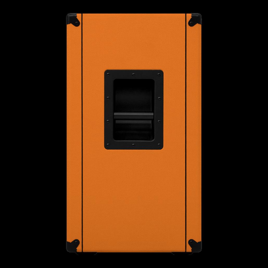 Orange Crush Pro CRPRO412 4x12 guitar amplifier cabinet with orange grille cloth and rugged wood construction.