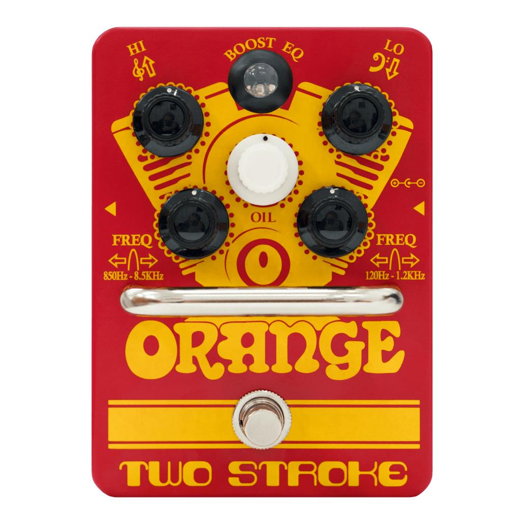 Orange Two Stroke Boost Pedal