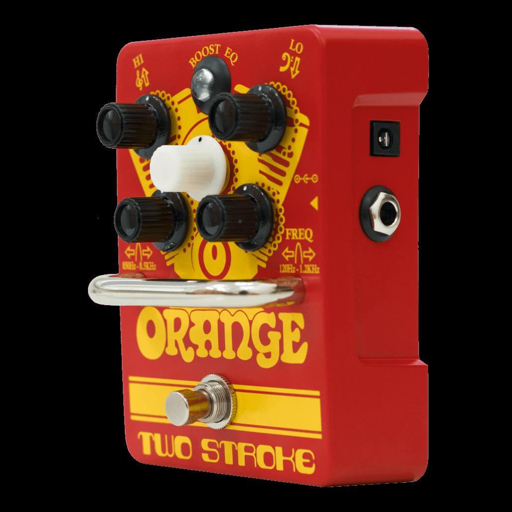 Orange Two Stroke Boost Pedal