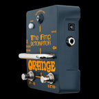 Orange Amp Detonator AB effects pedal for guitar, featuring orange casing and control knobs for sound switching.