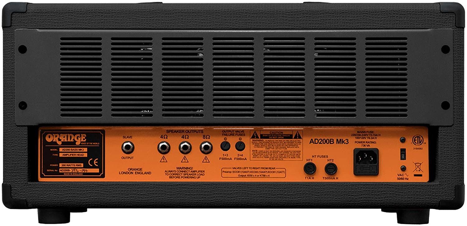 Orange AD200BBK Bass Head in Black
