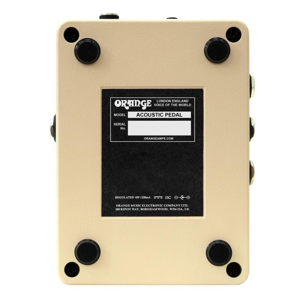 Orange Acoustic Pre Amp Effects Pedal