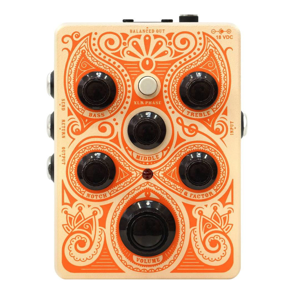 Orange Acoustic Pre Amp Effects Pedal
