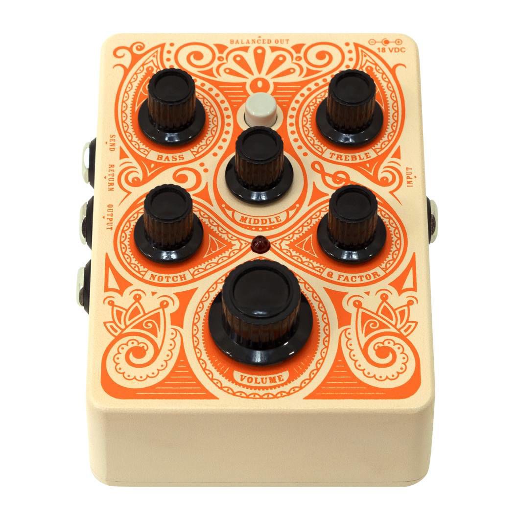 Orange Acoustic Pre Amp Effects Pedal