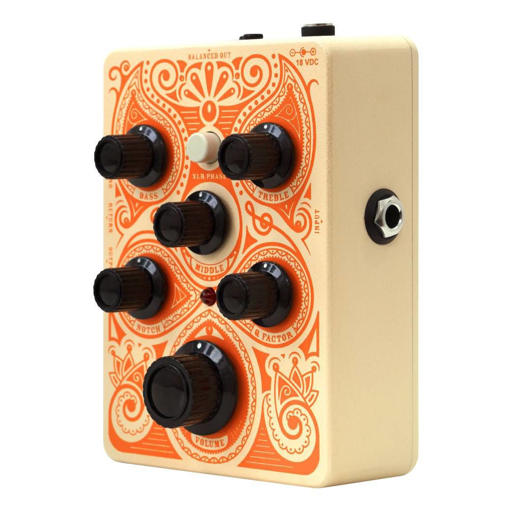 Orange Acoustic Pre Amp Effects Pedal