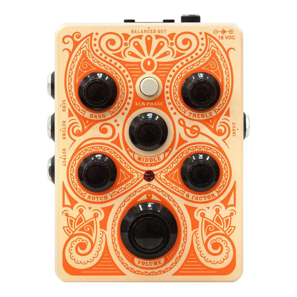 Orange Acoustic Pre Amp Effects Pedal
