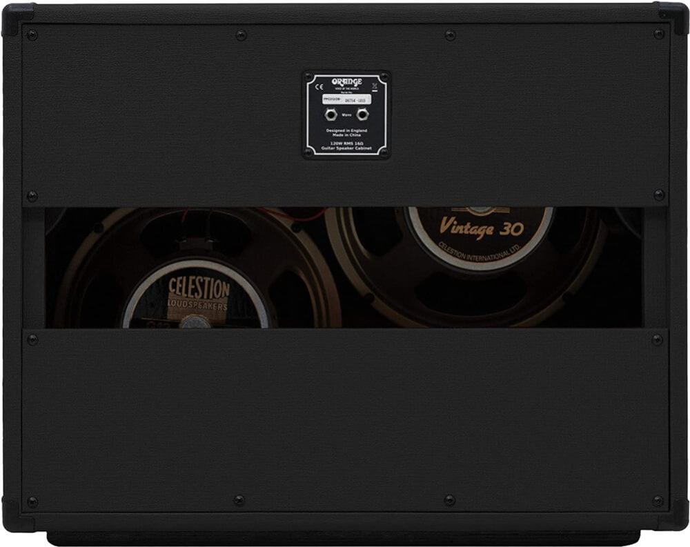 Orange PPC212OB 120W 2x12 Open Back Speaker Cabinet -  Black