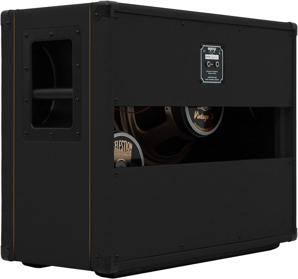 Orange PPC212OB 120W 2x12" Open Back Speaker Cabinet -  Black