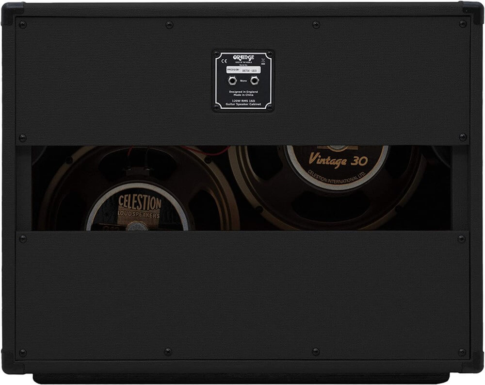 Orange PPC212OB 120W 2x12" Open Back Speaker Cabinet -  Black