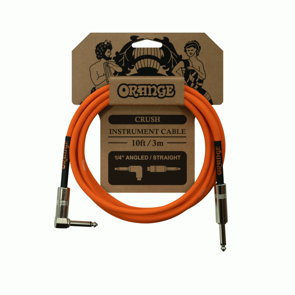 Orange CA035 Crush 10 Feet Guitar Cable Angled Jack