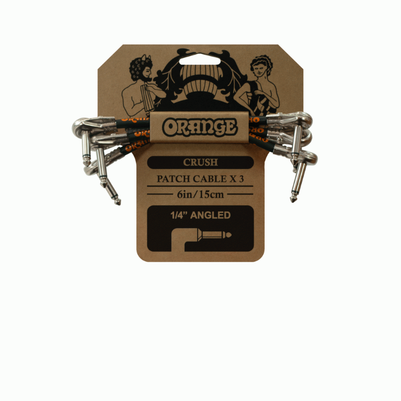 Orange CA038 Crush 6 inch Patch Cable 3 Pack