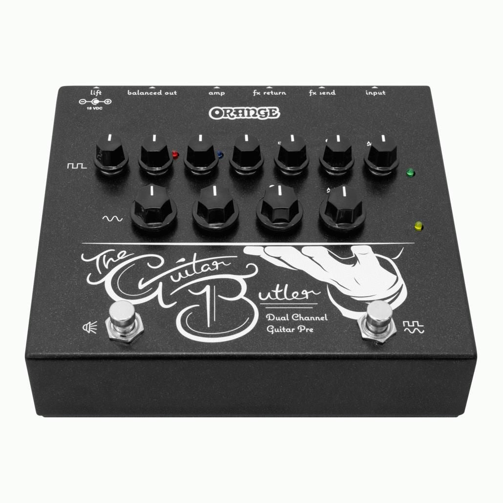 Orange Guitar Butler Dual Channel Pre Amp Effects Pedal