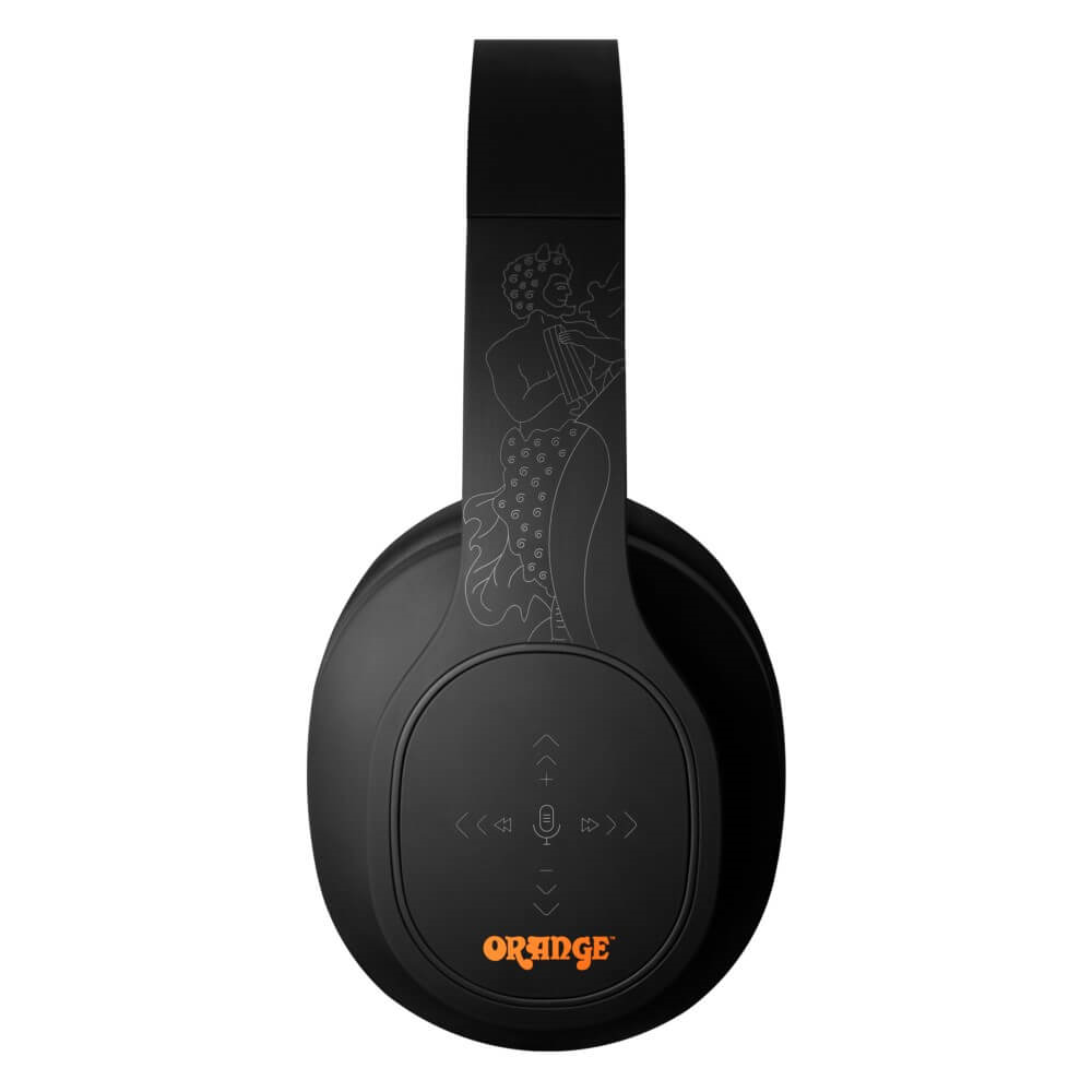 Orange Crest Edition Mk II Wireless Over-Ear Bluetooth Headphones