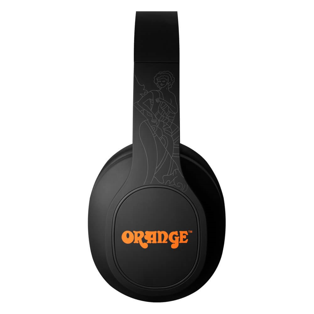Orange Crest Edition Mk II Wireless Over-Ear Bluetooth Headphones