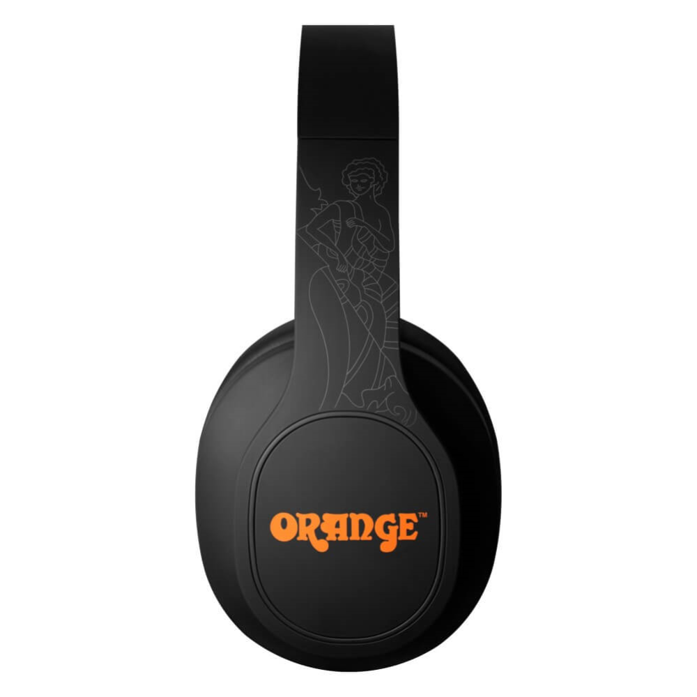 Orange Crest Edition Mk II Wireless Over-Ear Bluetooth Headphones