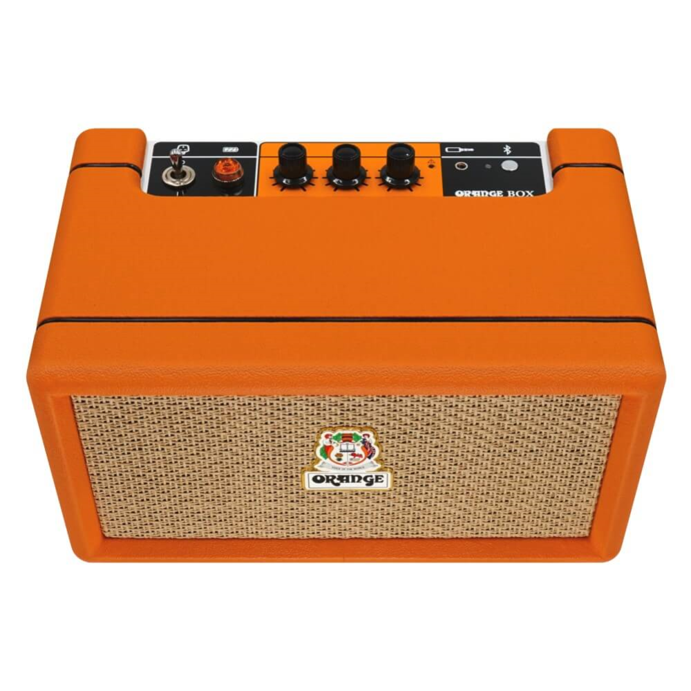Orange Box Portable Bluetooth Speaker - Orange