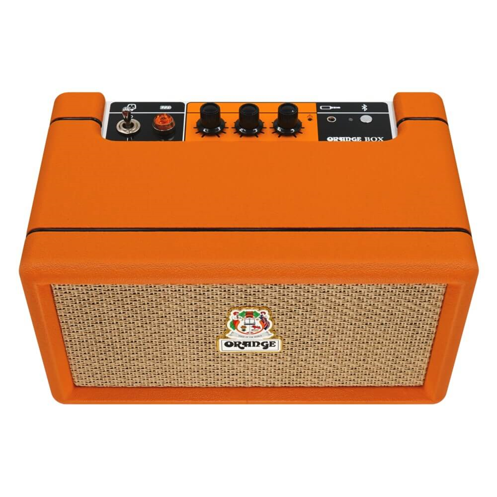 Orange Box Portable Bluetooth Speaker - Orange