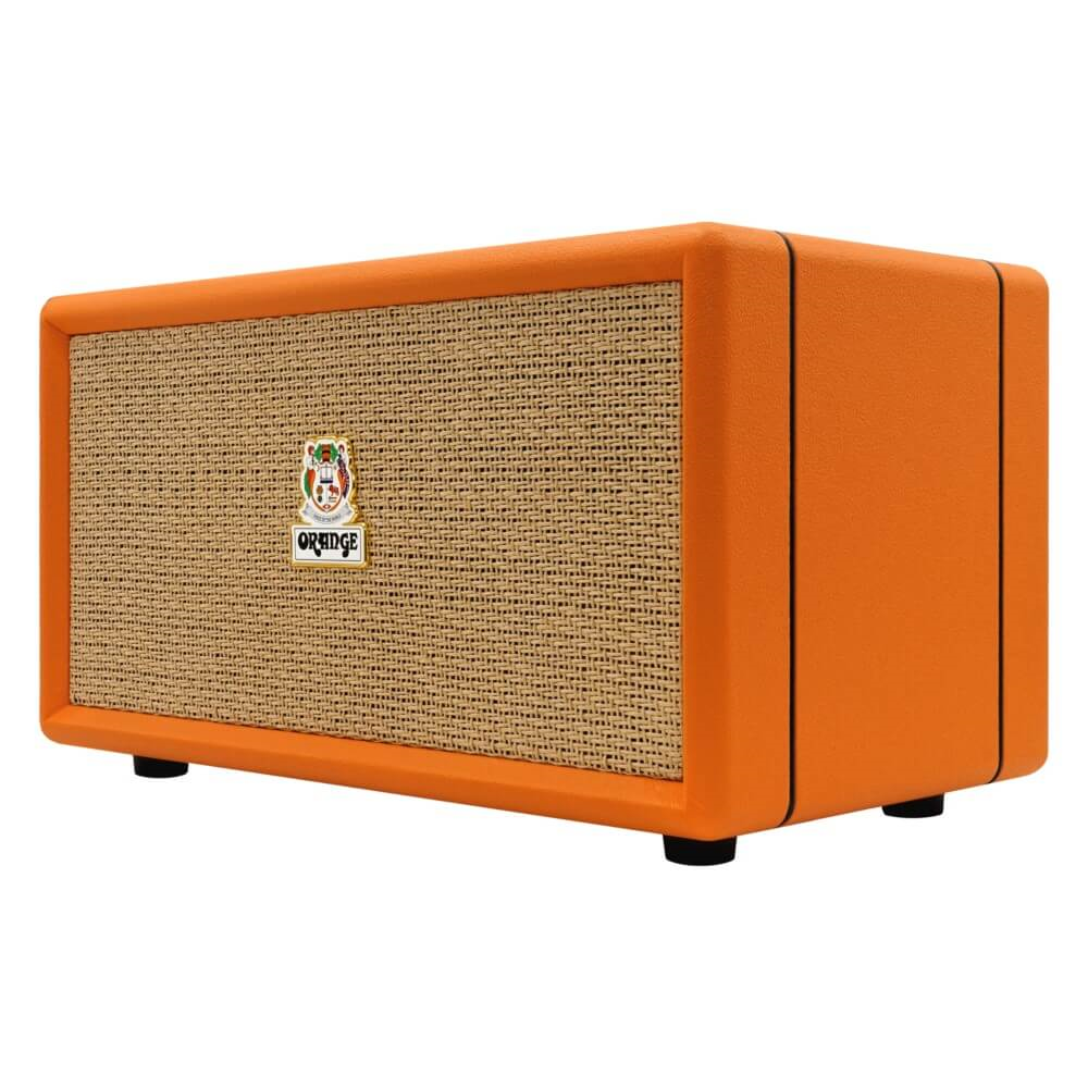 Orange Box-L Large Portable Bluetooth Speaker by ORANGE, powered speaker with orange color and compact design for outdoor use.