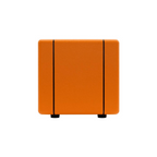 Orange Box-L large portable Bluetooth speaker by ORANGE, showing its compact design and orange color on a plain background.