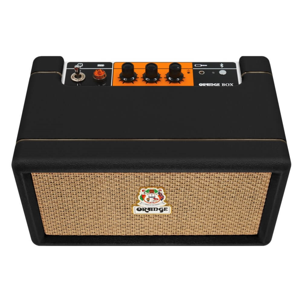 Orange Box Portable Bluetooth Speaker - Black