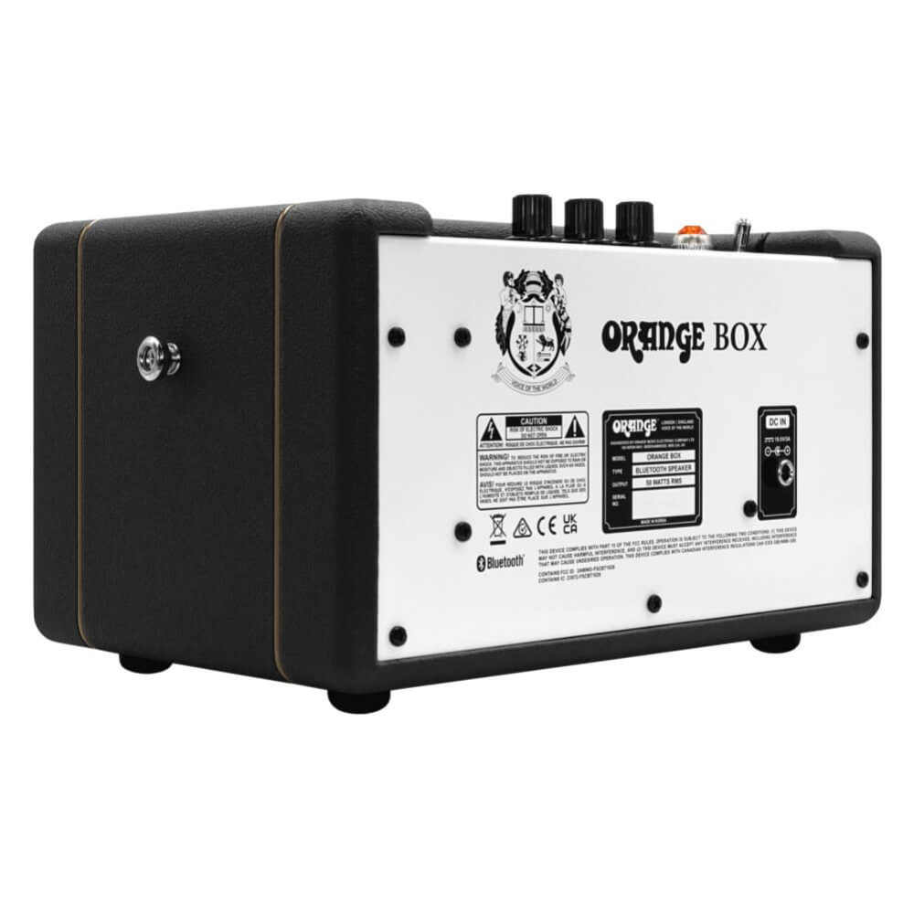 Orange Box Portable Bluetooth Speaker - Black