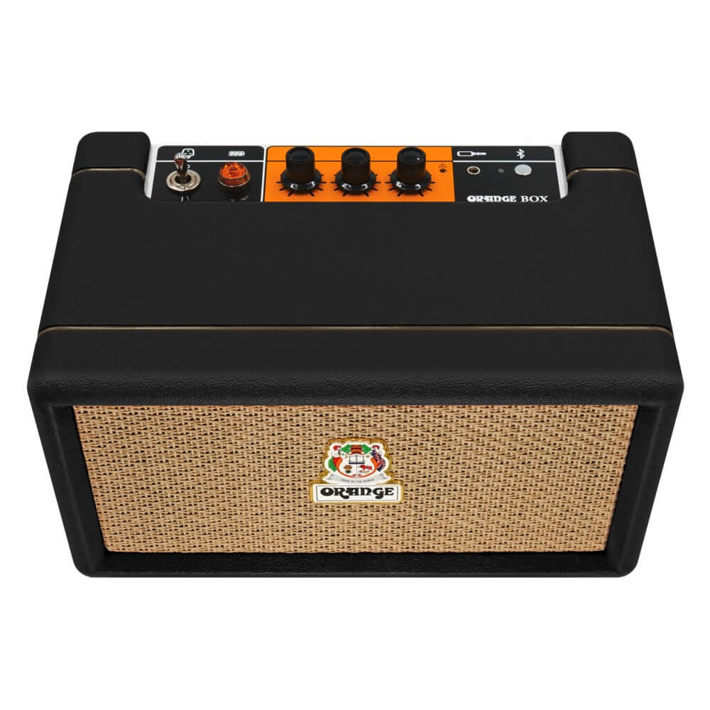 Orange Box Portable Bluetooth Speaker - Black