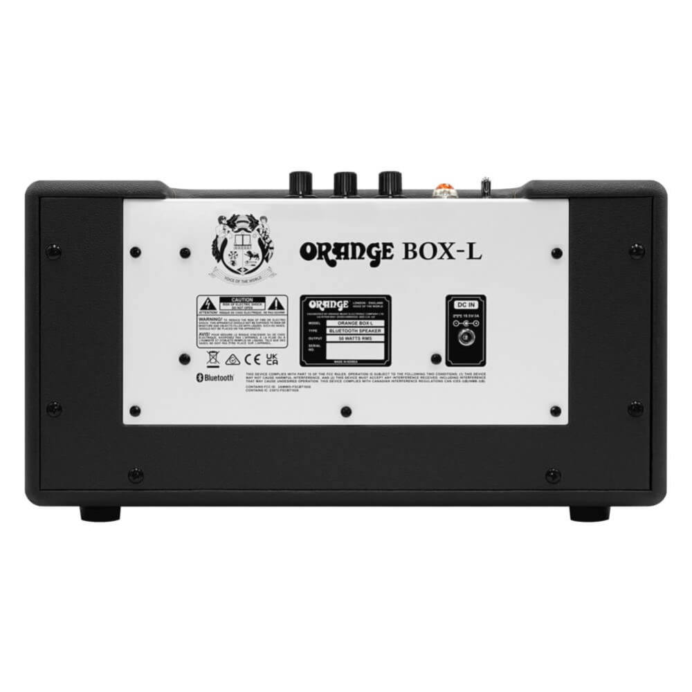 Orange Box-L Large Portable Bluetooth Speaker - Black