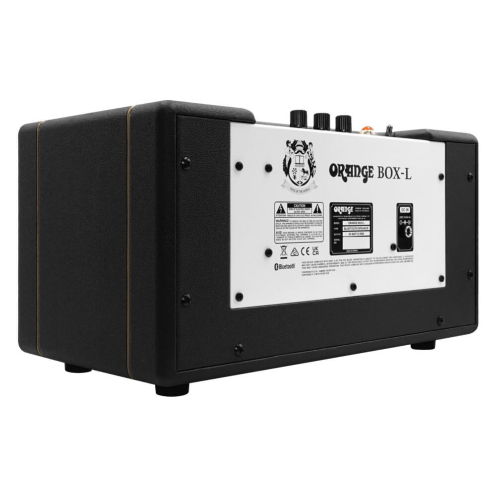 Orange Box-L Large Portable Bluetooth Speaker - Black