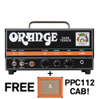 Orange Dark Terror 15W Tube Guitar Amplifier Head with Free PPC112 Cabinet