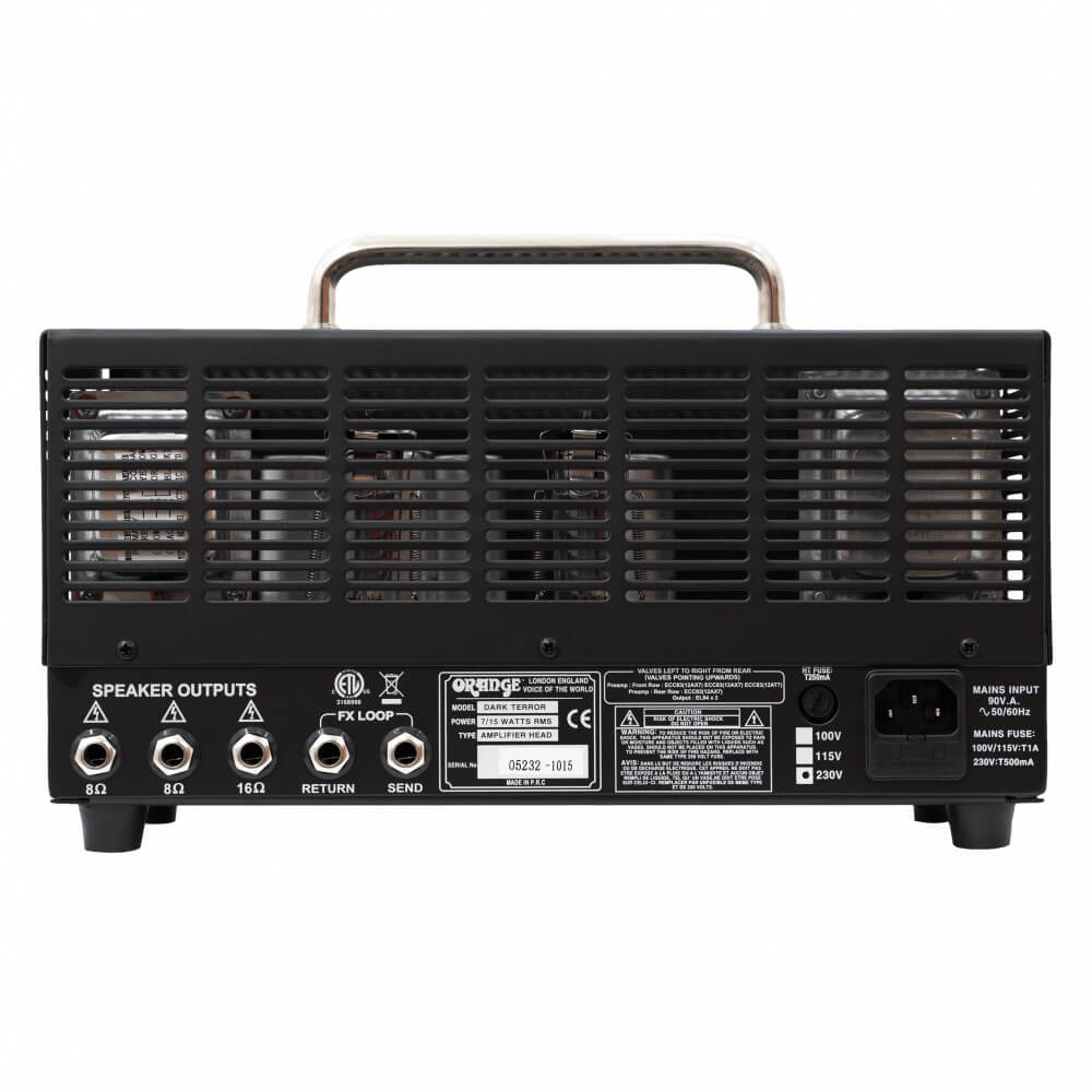 Orange Dark Terror 15W Tube Guitar Amplifier Head with Free PPC112 Cabinet