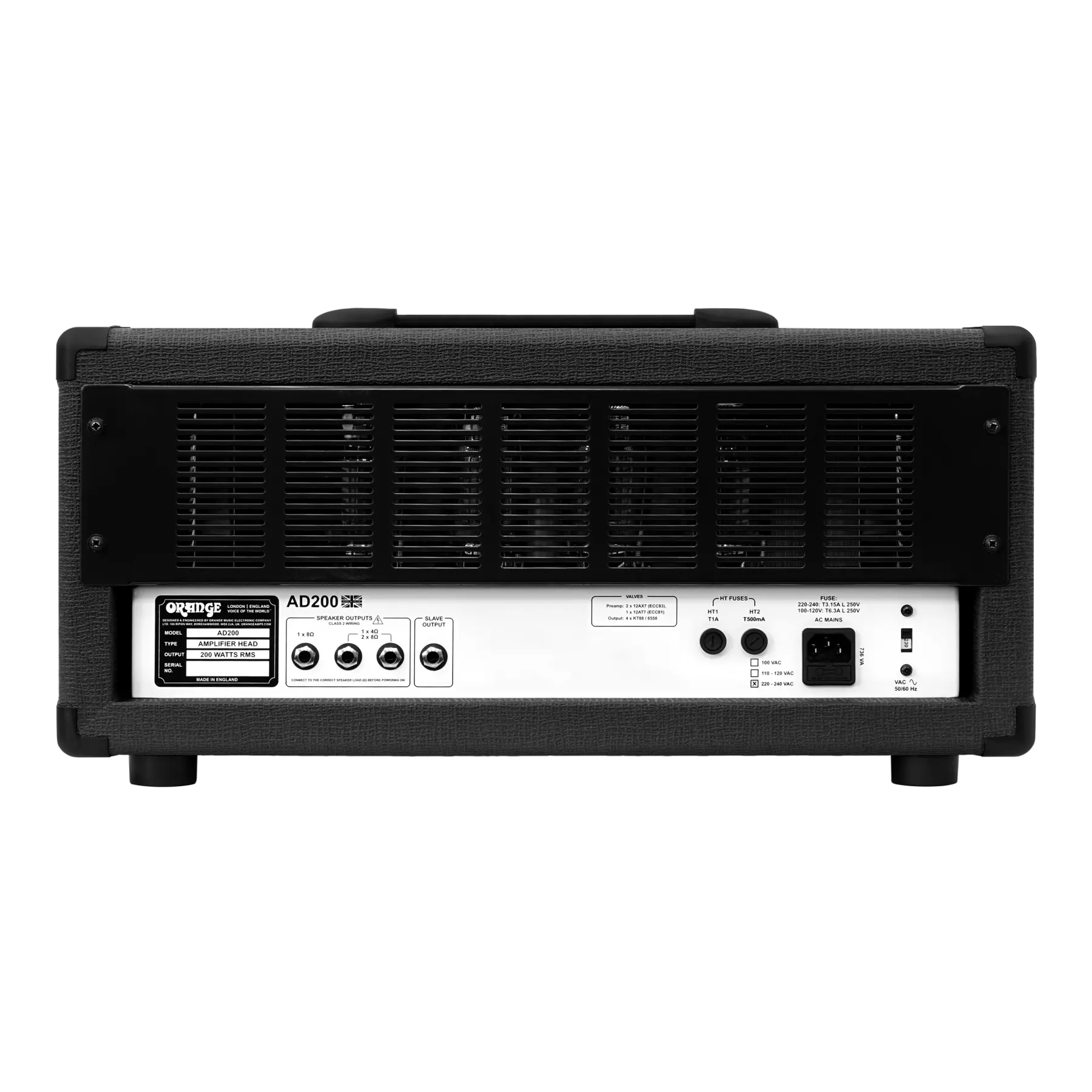 Orange AD200-V2 BK Bass Amplifier Head - Black