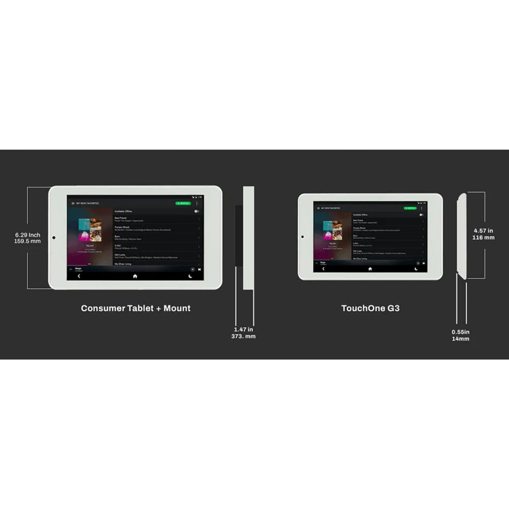 TouchOne 7 White Touchscreen