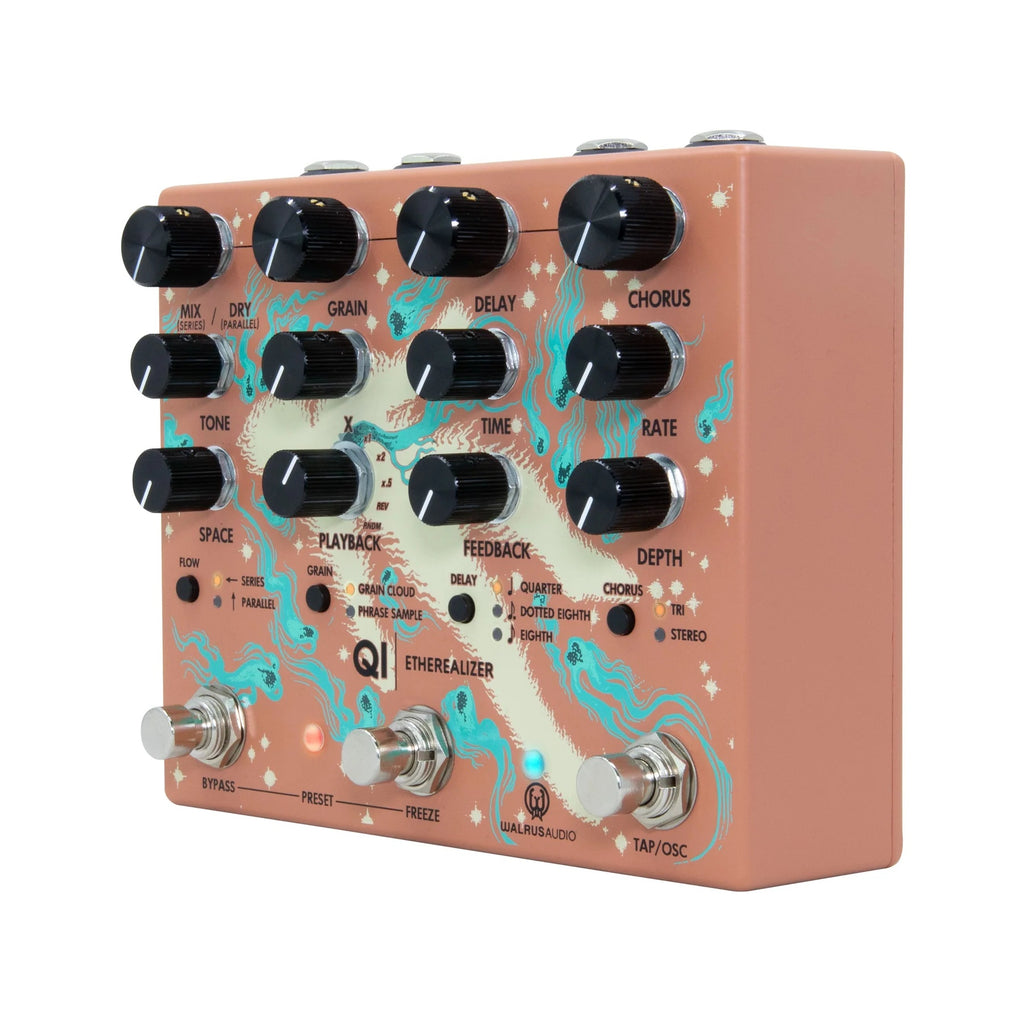 Walrus Audio Qi Etherealizer Effects Pedal - Terracotta