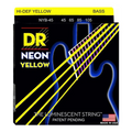 DR NEON NYB-45 Medium Coated Bass String Set (45 - 105) - Yellow