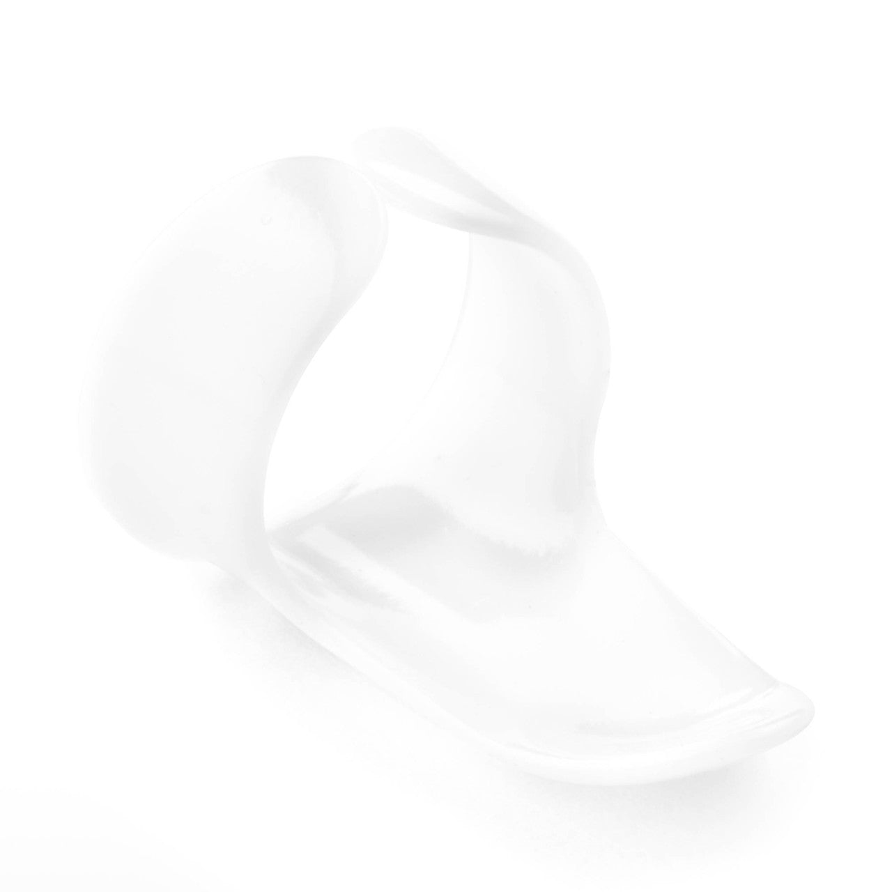 Dunlop Jim Dunlop 90FWM Medium White Finger Guitar Pick showing textured surface and size for precise playing