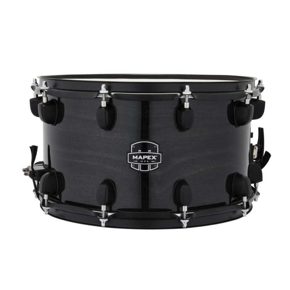Mapex MPX Maple/Poplar Hybrid 14x8 Deep Snare Drum - Transparent Midnight Black