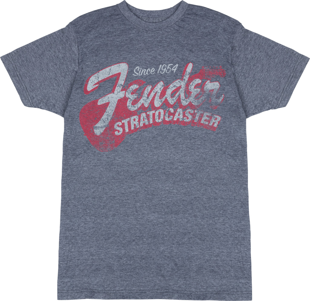 Fender Since 1954 Strat T-Shirt in Blue (Large)