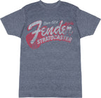 Fender Since 1954 Strat T-Shirt in Blue (Large)