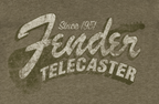 Fender Since 1951 Telecaster T-Shirt Military - Heather Green (S)