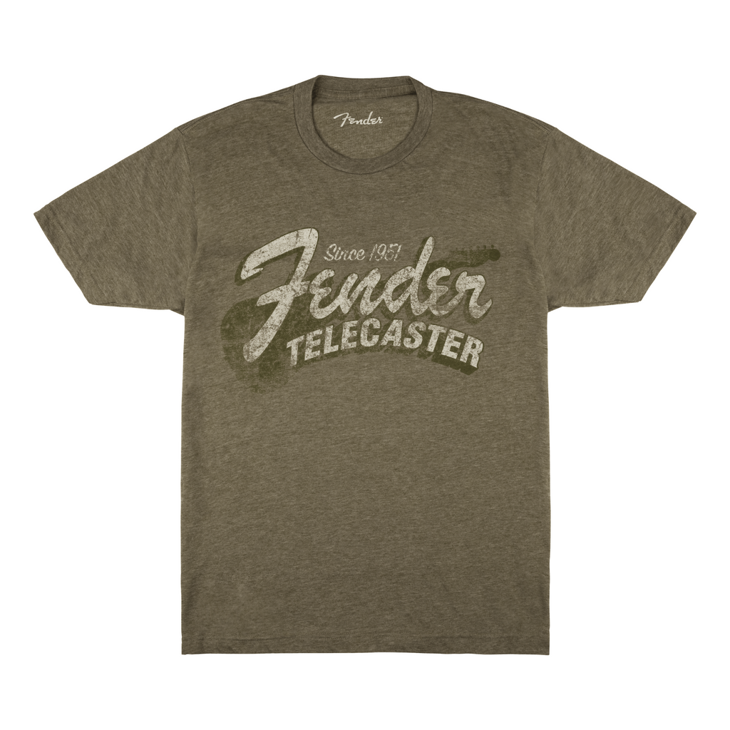 Fender Since 1951 Telecaster T-Shirt, Military Heather Green, M