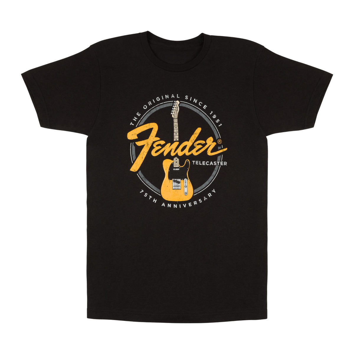 Fender Telecaster 75th Tele T-Shirt - Vintage Black (M)