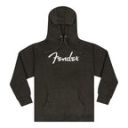 Fender Spaghetti Logo Hoodie, Gray Heather, S