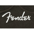 Fender Spaghetti Logo Hoodie, Gray Heather, S