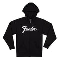 Fender Transition Logo Zip Front Hoodie, Blk,L
